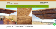 Malla de coco para sombreados Girona para pergolas y estructuras Malla de coco ecológica para sombreados 